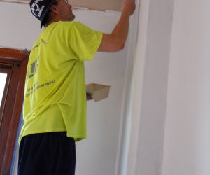 Man painting