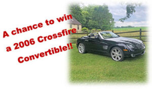 Registrants Have a Chance to Win a 2006 Crossfire Convertible